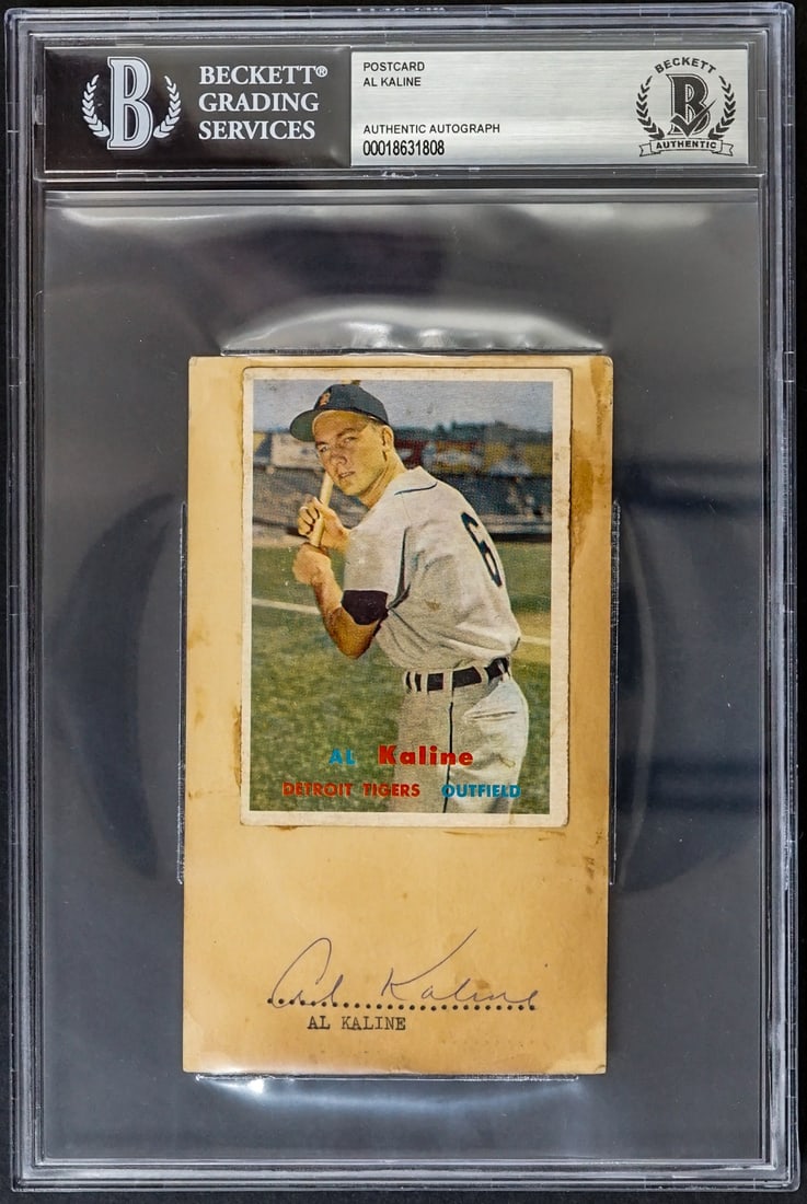 Al Kaline SIGNED GPC BAS COA (1 of 2)