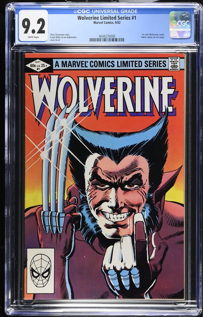 Wolverine Limited Series #1 (9/82) CGC 9.2 (1 of 2)