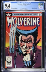 Wolverine Limited Series #1 (9/82) CGC 9.4 WHITE
