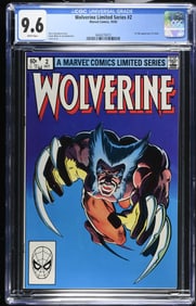 Wolverine Limited #2 (10/82) CGC 9.6 WHITE PAGES