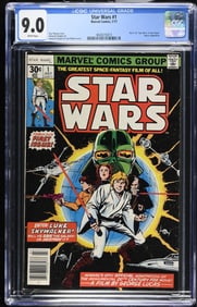 Star Wars #1 (7/77) CGC 9.0 WHITE PAGES