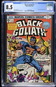 Black Goliath #1 (2/76) CGC 8.5 WHITE PAGES