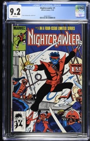 Nightcrawler #1 (11/85) CGC 9.2 WHITE PAGES