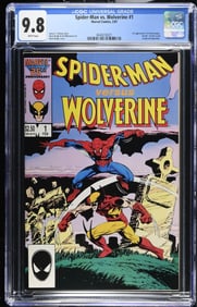 Spider-Man vs. Wolverine #1 (2/87) CGC 9.8