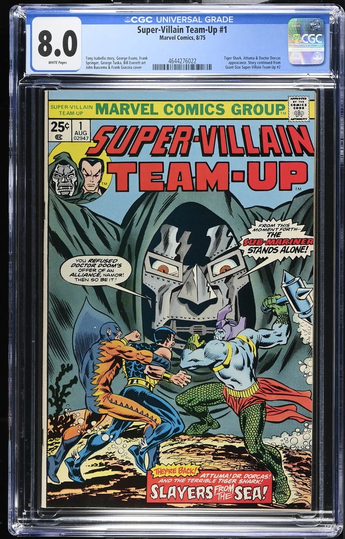 Super-Villian Team-Up #1 (8/75) CGC 8.0 (1 of 2)
