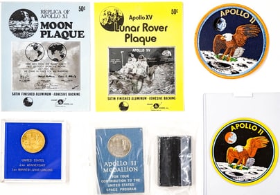 Apollo 11 Commemorative Medallions (Space Flown)