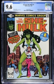 Savage She-Hulk #1 (2/80) CGC 9.6 WHITE PAGES