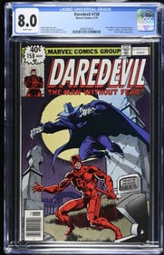Daredevil #158 (5/79) CGC 8.0 WHITE PAGES