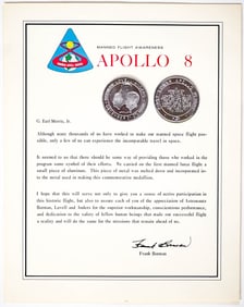 Apollo 8 Space Flown Medallions