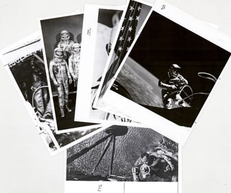 (6) NASA Original Black & White Glossy Photos