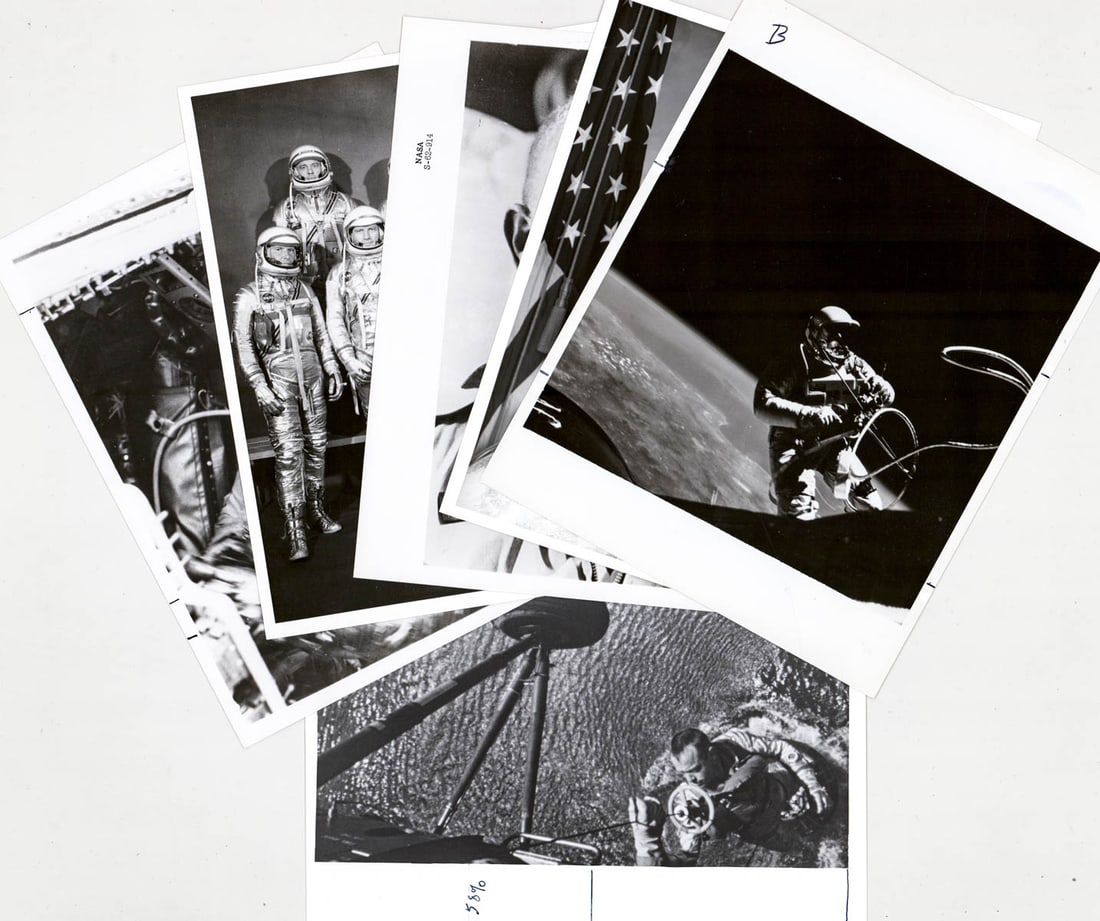 (6) NASA Original Black & White Glossy Photos (1 of 13)