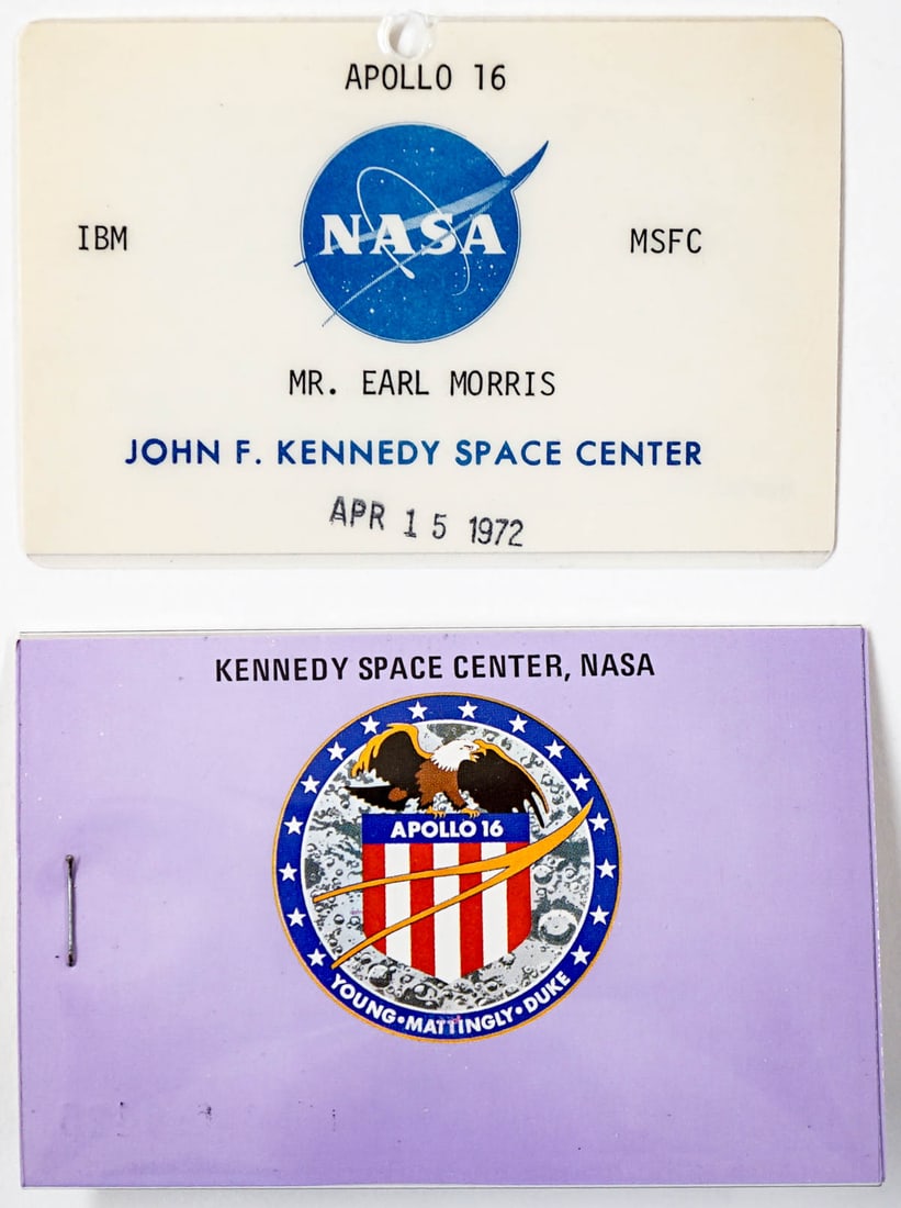 Apollo 16 Launch Passes Badges (1 of 5)