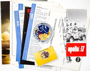[NASA, Apollo 17] Employee Group (22 pcs)