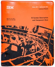 Original 1966 NASA IBM SATURN IB/V IU Tech Manual