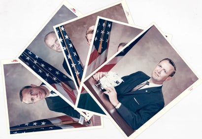 (5) NASA Red Number Original Color Photographs