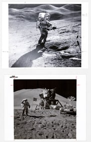 (2) Original NASA Apollo 15 Photos