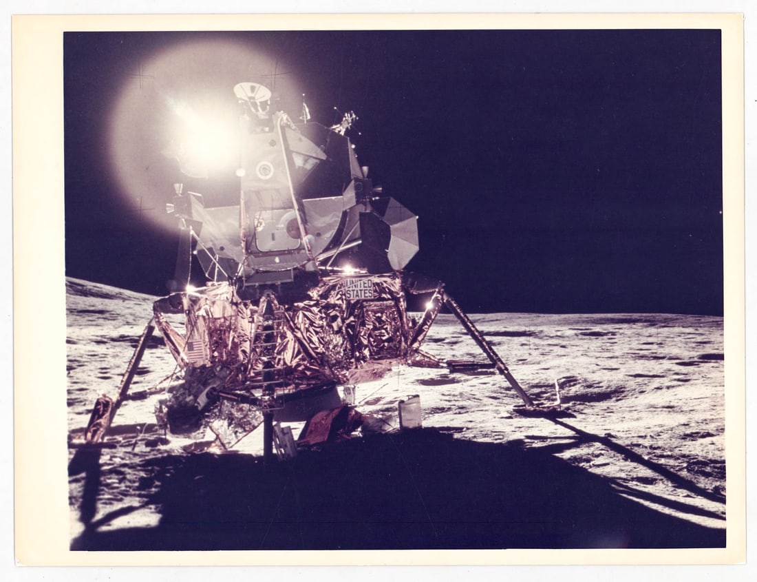 NASA Original Photo 71-HC-280 GAF PAPER. (1 of 2)