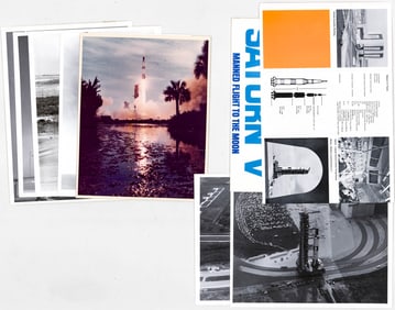 Saturn V & Other Original NASA Launch Photos