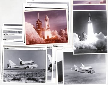 (24) Space Shuttle Program Original Photos