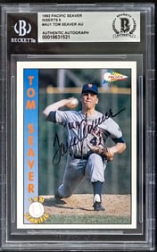 Tom Seaver SIGNED 1992 Pacific Beaver BAS COA
