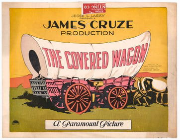 The Covered Wagon 1923 Silent Film Lobby Card
