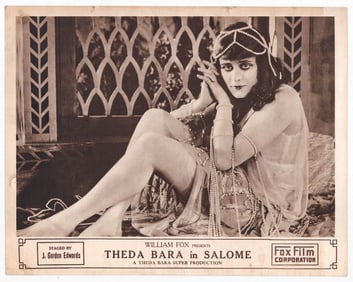 Theda Bara in Salome 1918 Film 14x11 Lobby Card