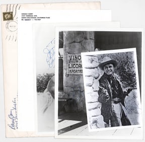 Donald 'Red' Barry (4) SIGNED Photos/ALS