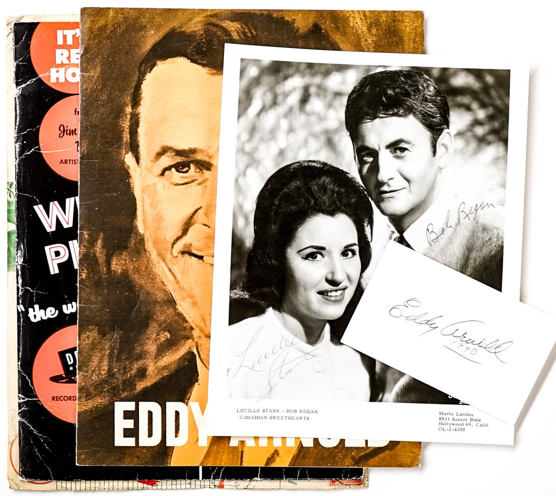 Eddy Arnold, Webb Pierce, Lucille Starr, Bob Regan (1 of 10)
