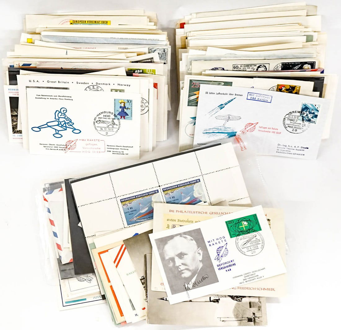 A Collection of Rocket Mail with Signed Covers (1 of 11)