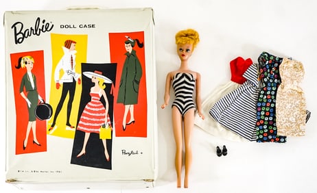 Barbie Doll 1960 No. 4 #850 Blonde Ponytail