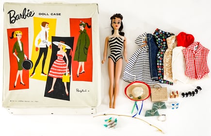 Barbie Doll 1960 No. 3 #850 Brunette Ponytail