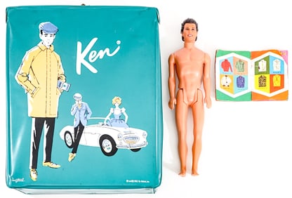 Ken Doll w/ Carry Case 1968