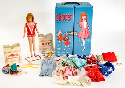 Skipper Doll-Barbie's Sister w/ Accessories 1964