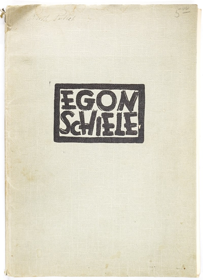 Egon Schiele Als Zeichner Portfolio 24 Prints: Egon Schiele Als Zeichner portfolio with 24 art prints, 16 of them in color, Otto Benesch, Verlag Der Osterreichischen Staatsdruckerei, 195134 x 24 cm each, in original cardboard cover with text bookl