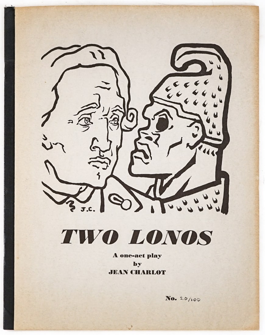 Two Lonos by Jean Charlot #20/100 SIGNED 1965 (1 of 4)