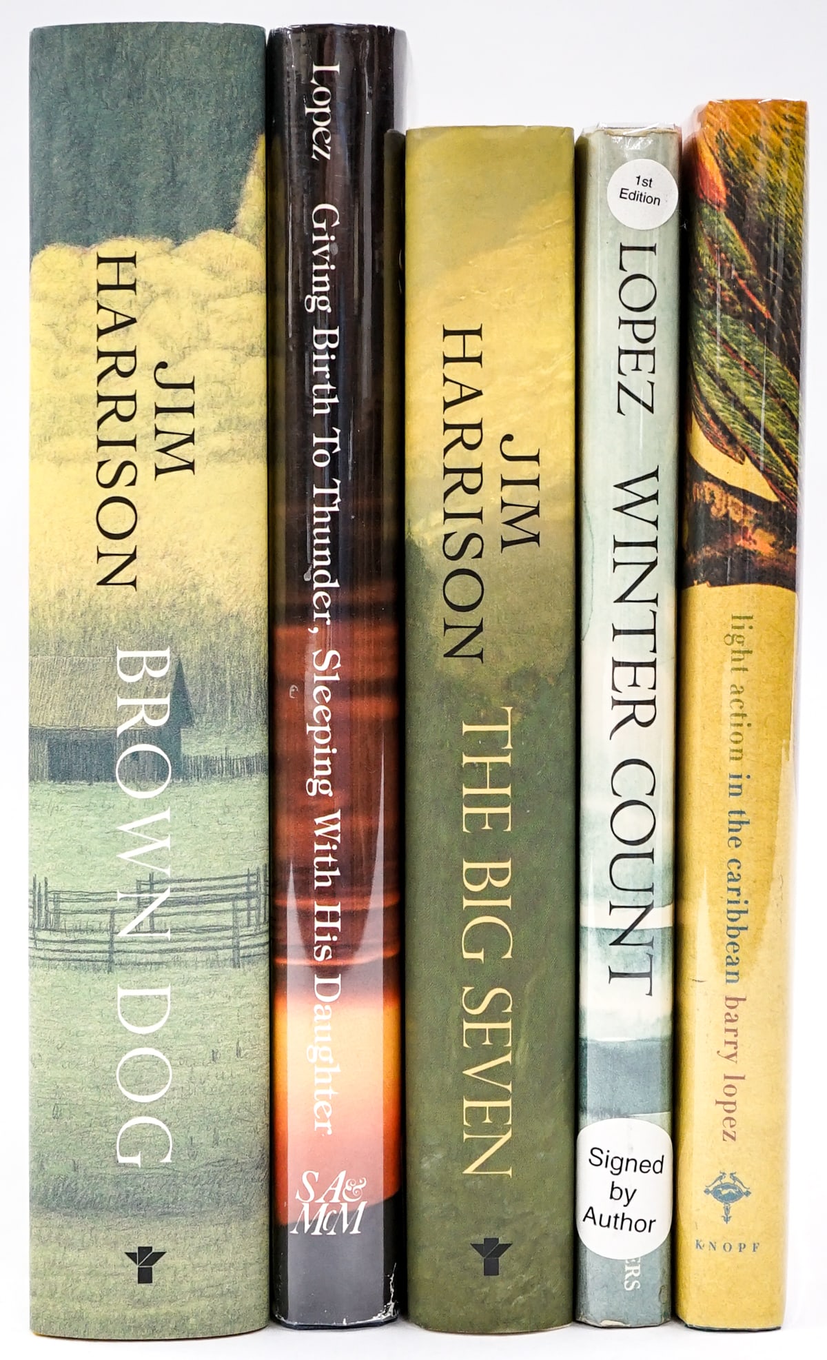 Jim Harrison & Barry Holstun Lopez SIGNED 1st's (1 of 9)