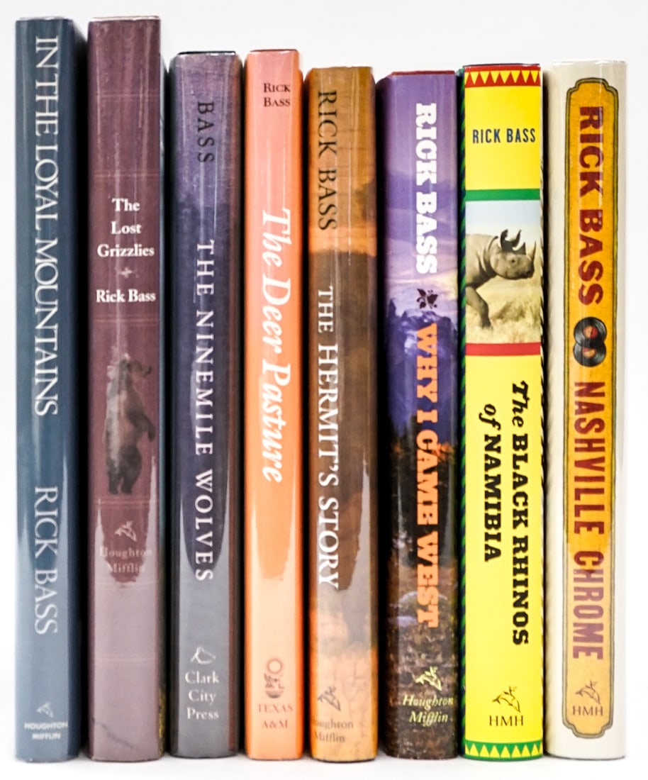 Rick Bass SIGNED First Editions (1 of 9)