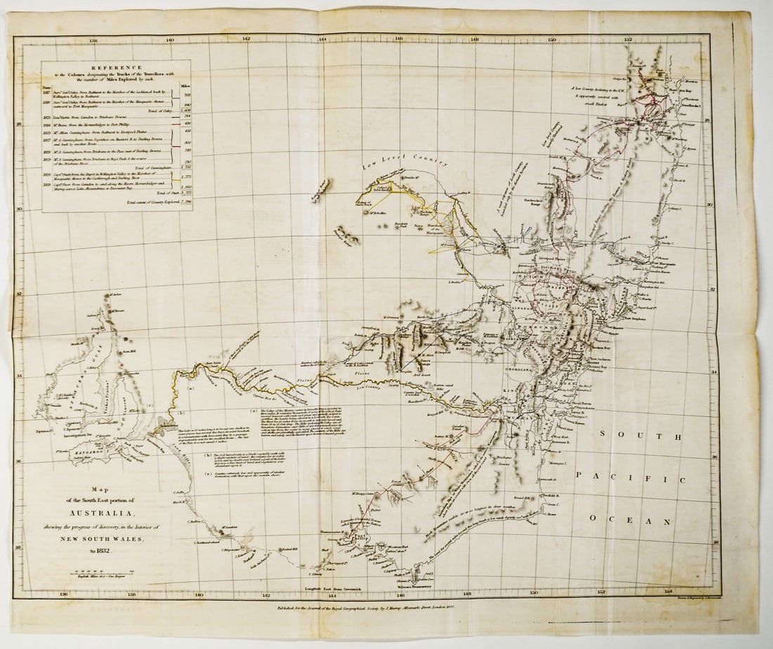 1832 Australia New South Wales Map (Murray) (1 of 2)