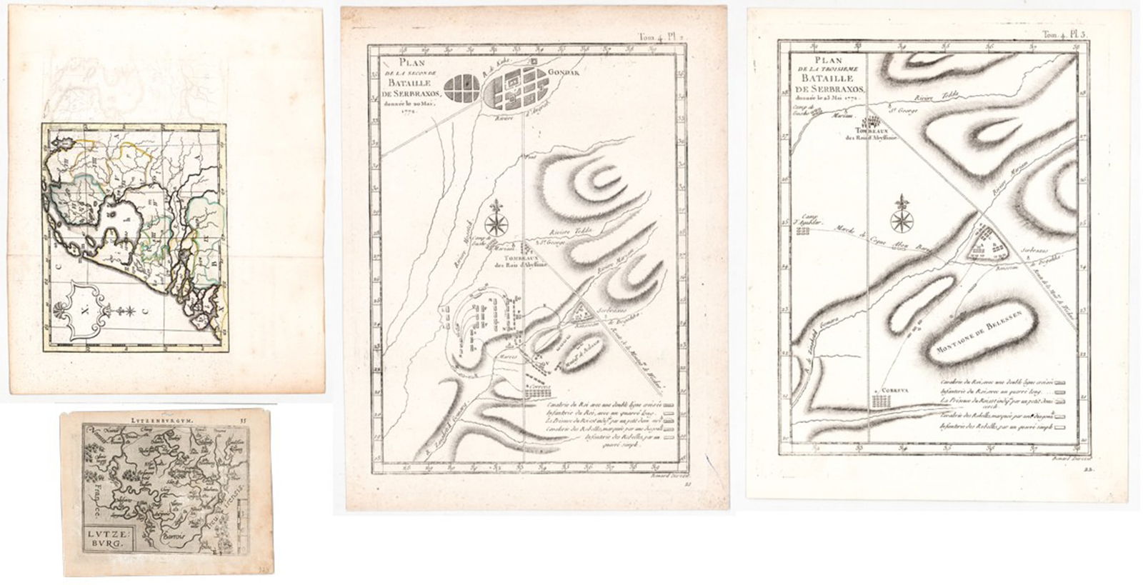 A Group of Antique Maps (4) (1 of 9)