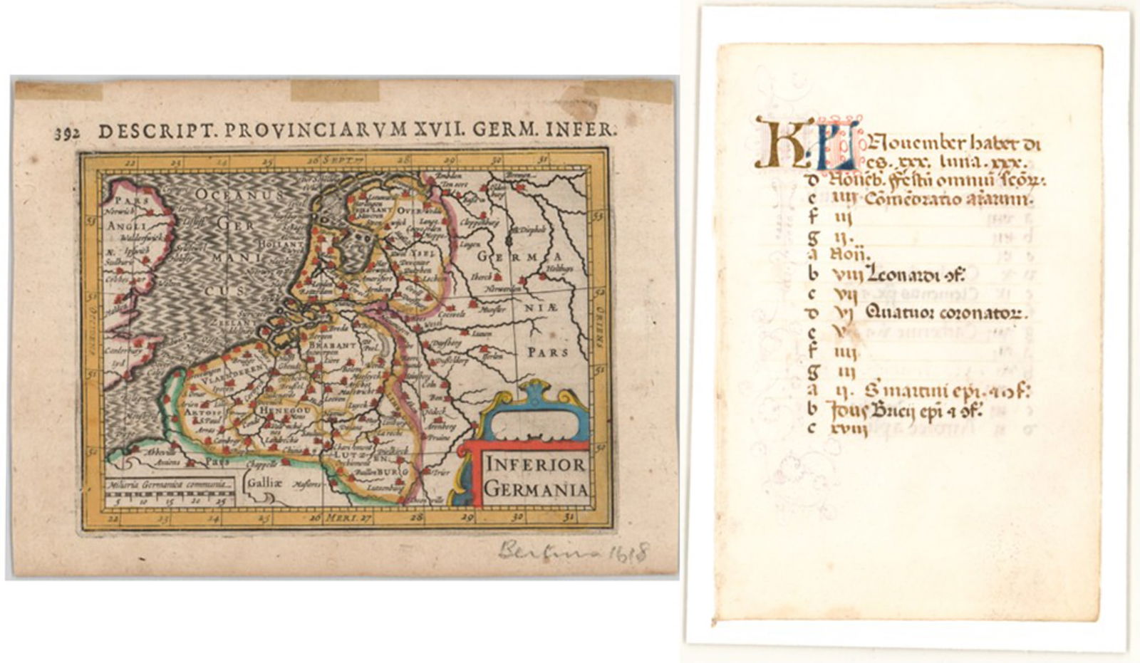 1618 Berlin, Germany Engraving (Map) (1 of 6)