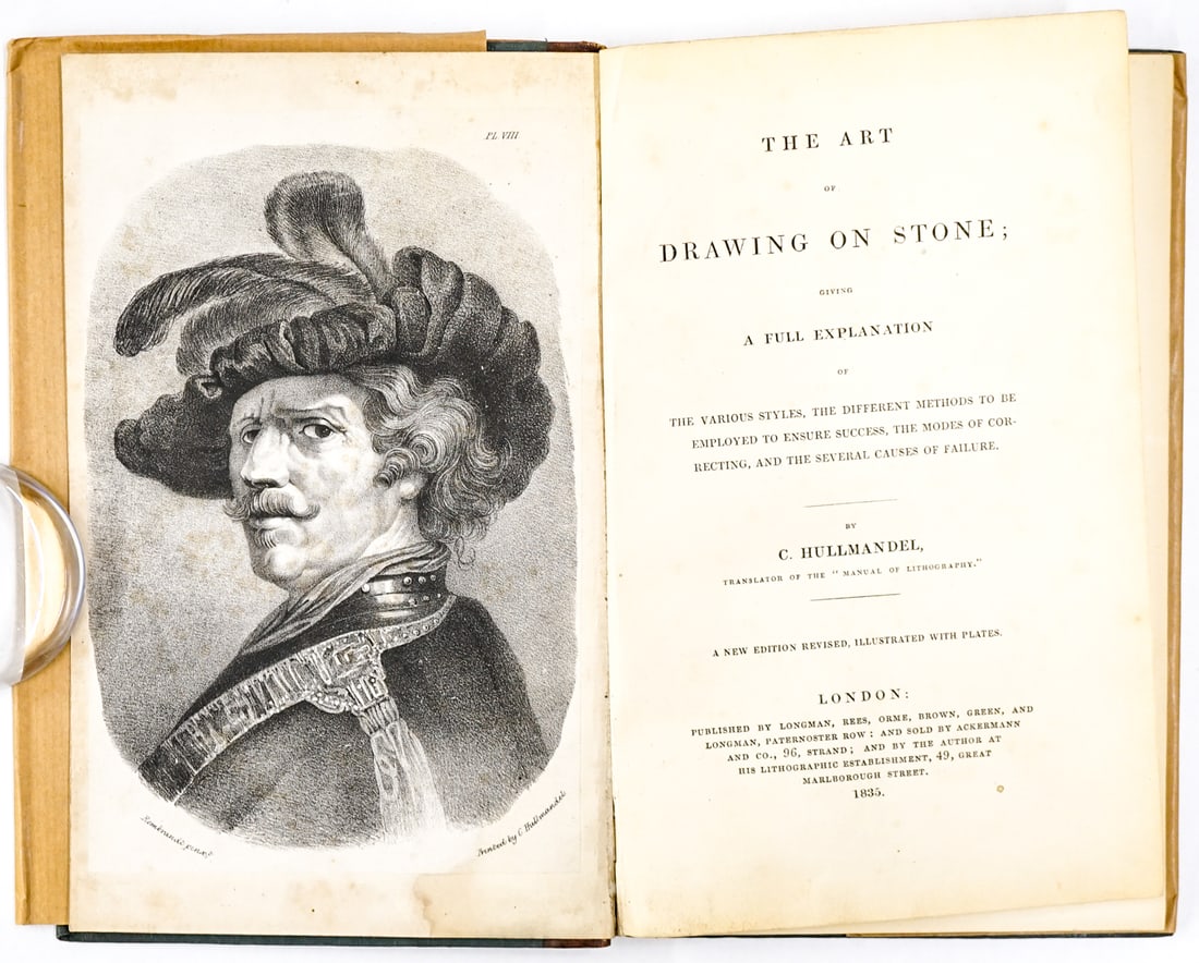 The Art of Drawing on Stone. Hullmandel 1835 (1 of 5)