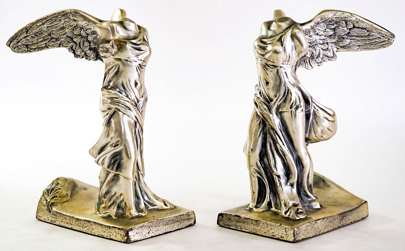 Winged Victory Pair Cast Metal Bookends (1 of 7)