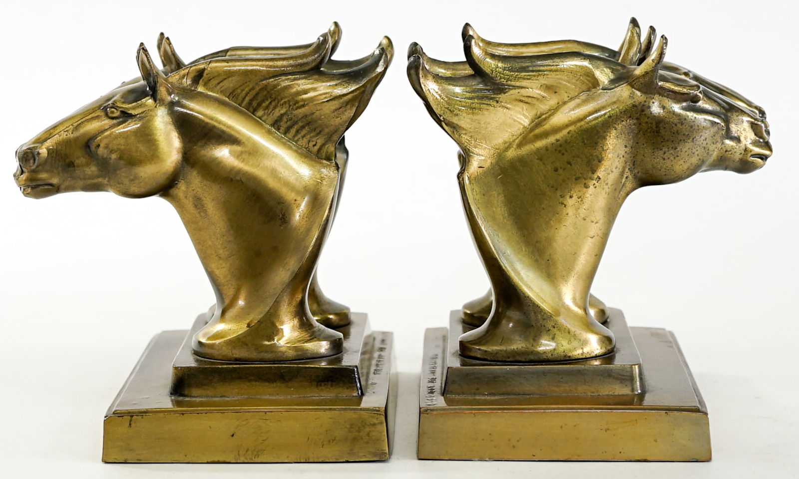 Art Deco Horse Head Pair Bookends (1 of 8)