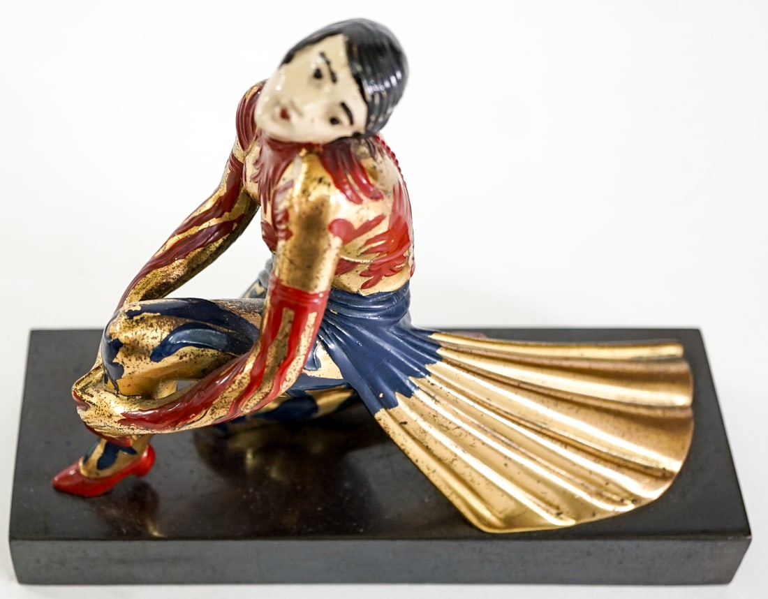 Art Deco Gerdago Pixie Pair Bookends - 6