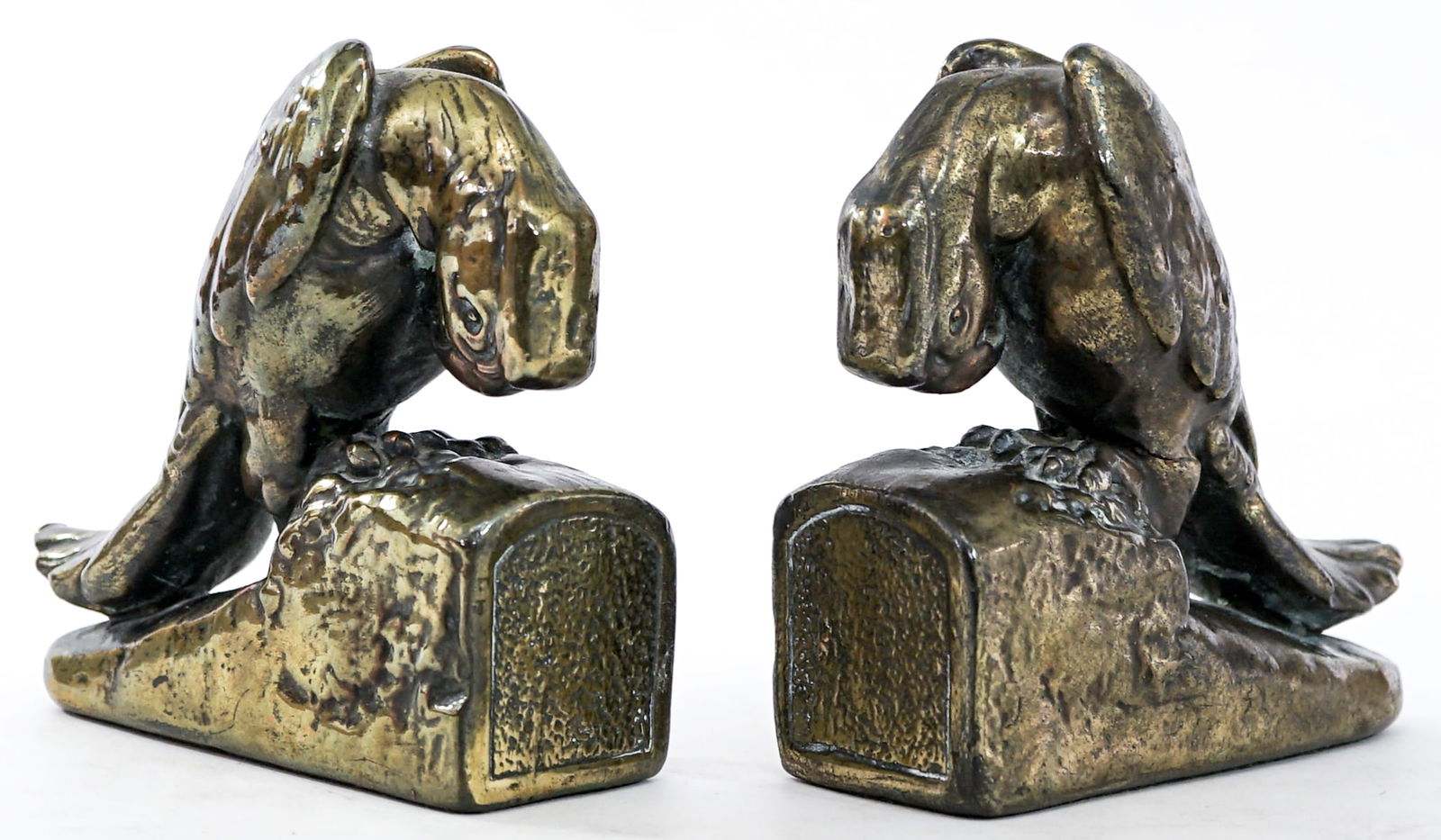 Parrot Art Deco Pair Bookends [Gold-tone] (1 of 6)