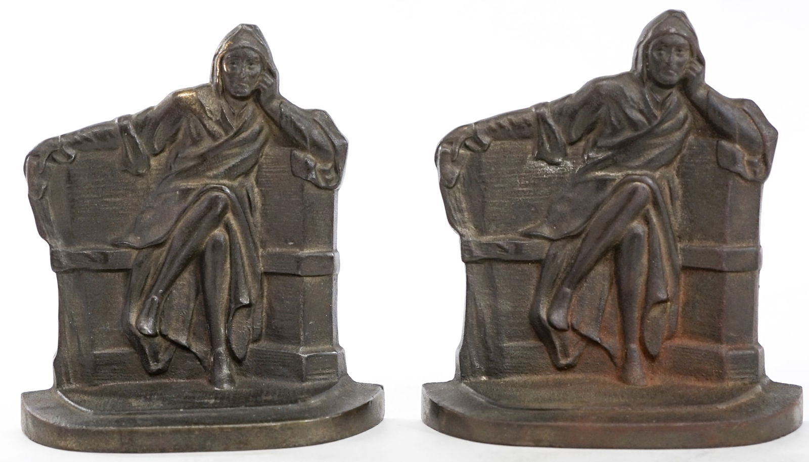 Dante 1930 Vintage Pair Bookends (1 of 7)
