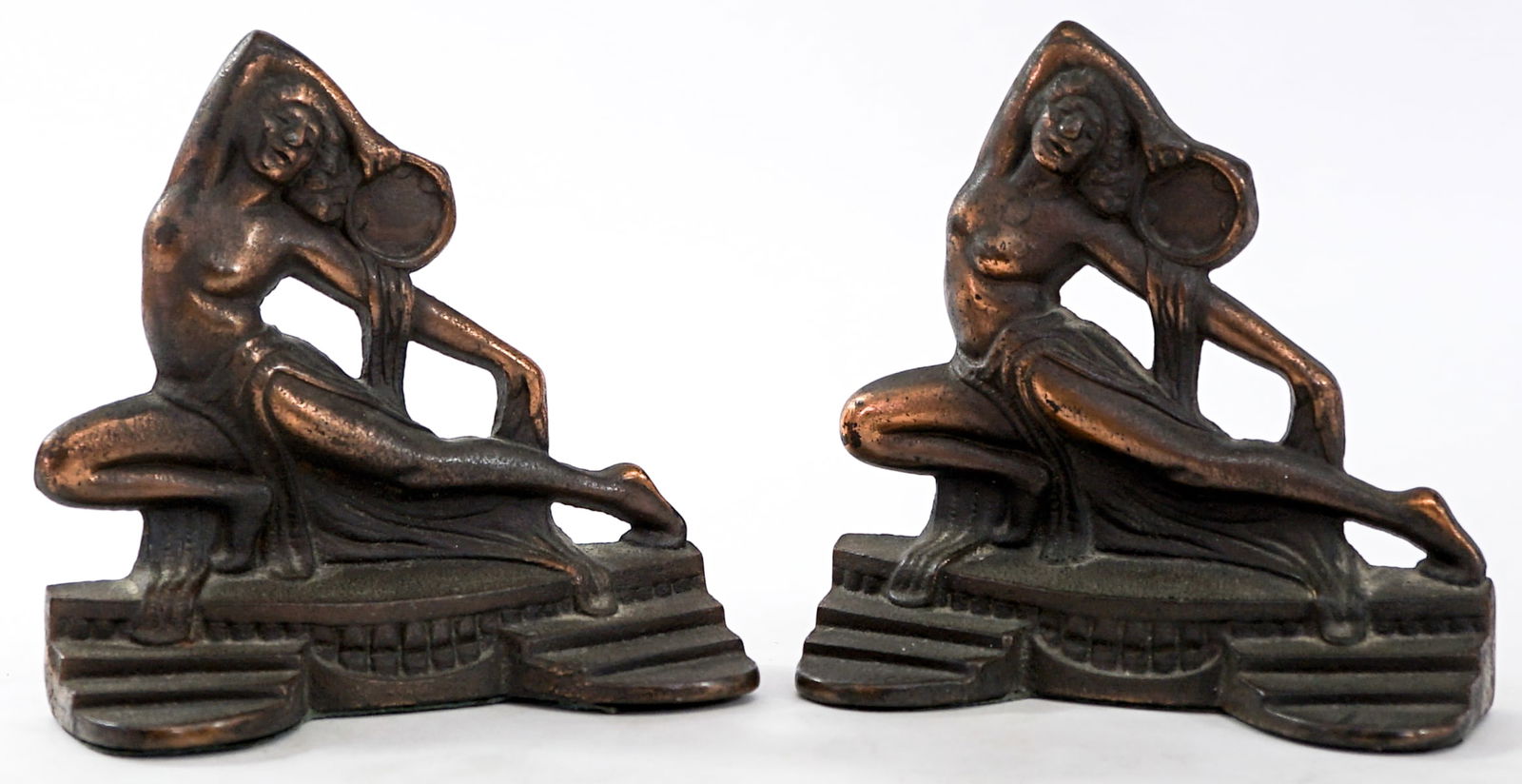 1926 Gift House NY Cast Iron Pair Bookends (1 of 8)