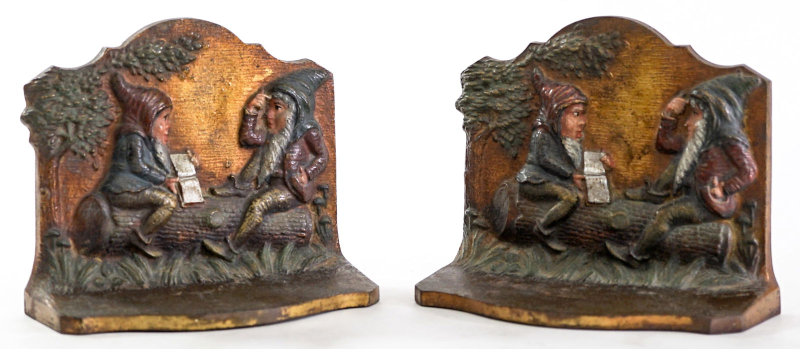 Gnome Pair Cast Iron Bookends (1 of 6)
