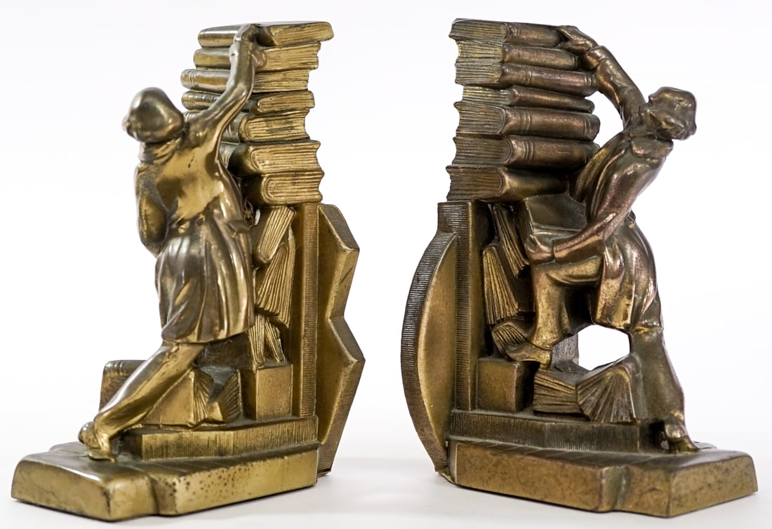 PM Craftsman Pair Bookends [Colonial Librarian] (1 of 6)