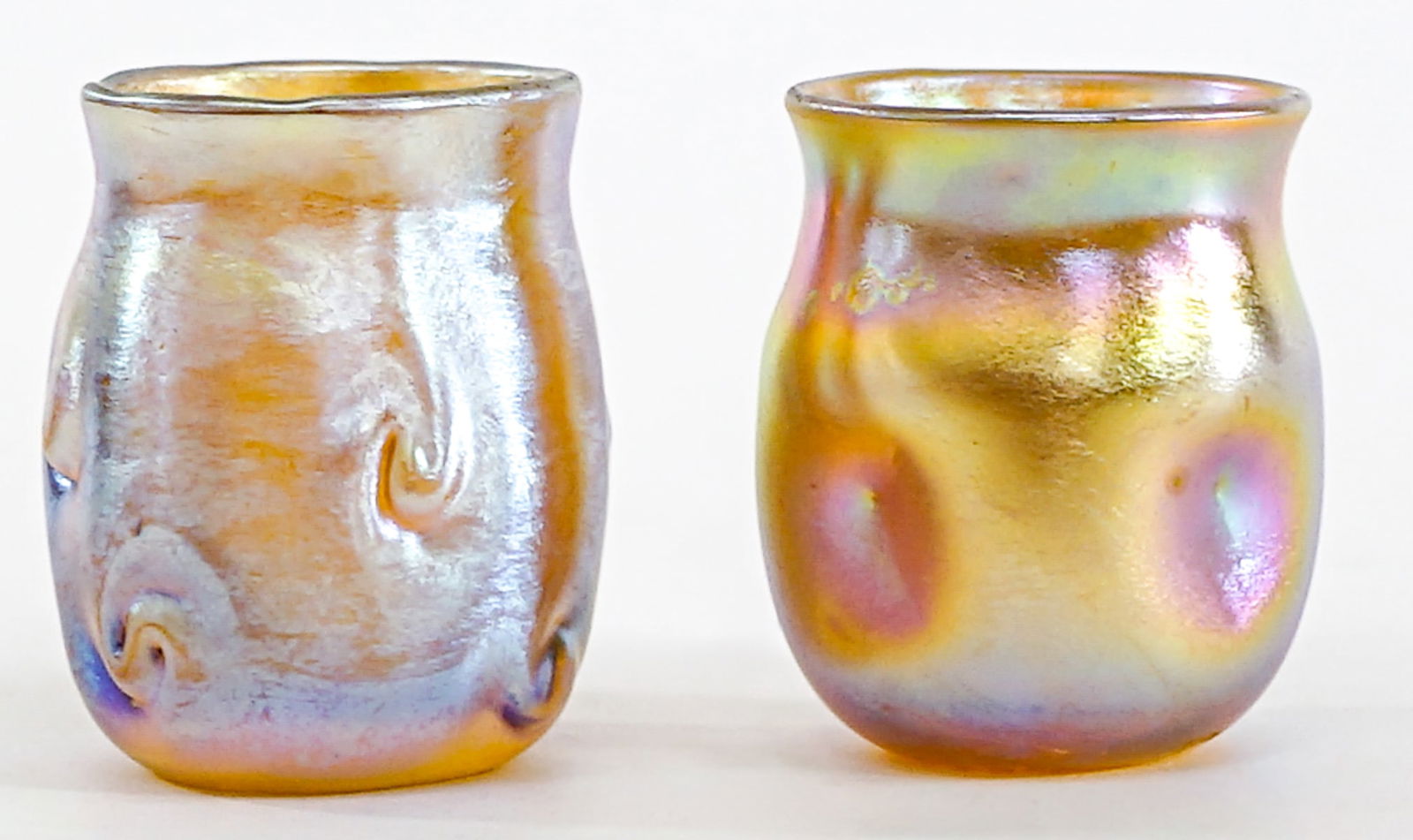 L. C. Tiffany (2) Toothpick Holders (1 of 4)